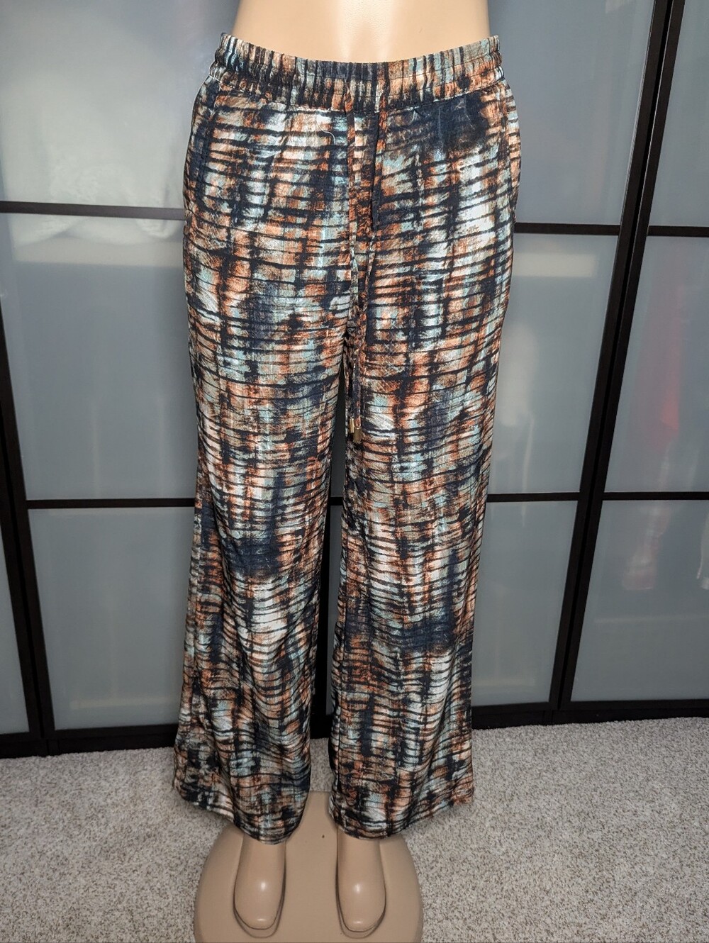 Mossimo Supply Co. Women's Tie-Dye Joggers — Black, Brown & Teal